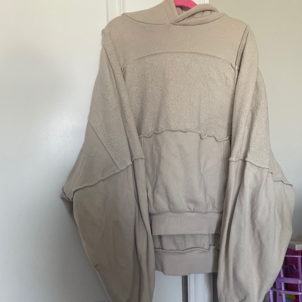 Patched hoodie